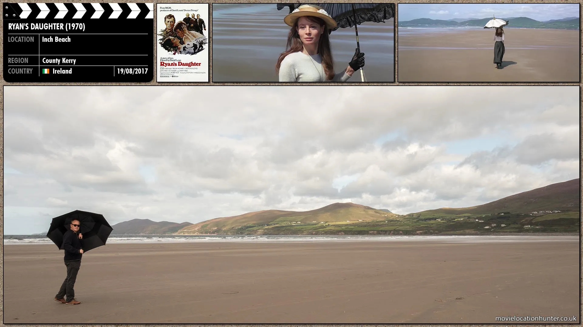 Filming location photo, shot in Ireland, for Ryan's Daughter (1970). Scene description: Charles (Robert Mitchum) comments that 